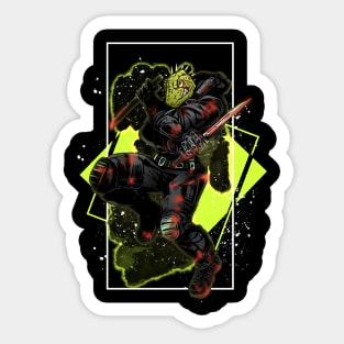 kaiman fighter Sticker